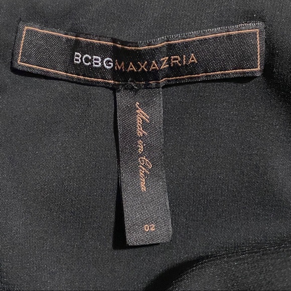BCBGMAXAZRIA Black and Gray Dress - Picture 10 of 11